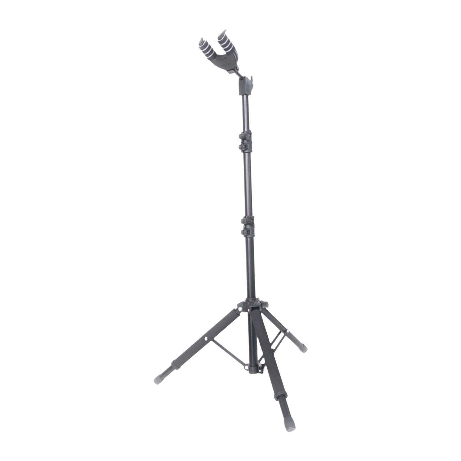 Fenteer Soporte de Guitarra Eléctrica, Trípode con Soporte para Mástil, Accesorios, Soporte de Suelo Plegable, Soporte para Guitarra Acústica