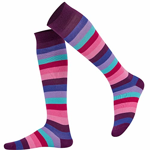 Image of Mysocks Unisex Knee High Long Socks Argyle