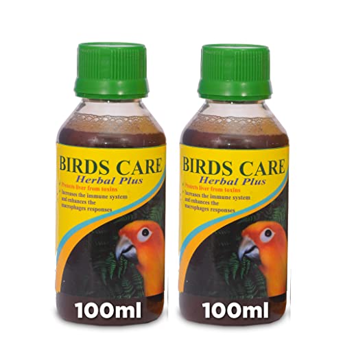 STAR FARMS Birds Care (Herbal Plus) Health Supplements for Birds – (100 ml Each) Pack of 2