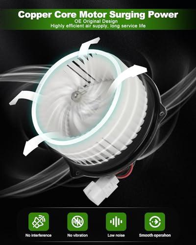 Image of SCITOO HVAC Heater Blower Motor with Fan Cage Front GHR161B10 for Mazda for 6 2014-2017 2019-2021,for Mazda for CX-5 2014-2021
