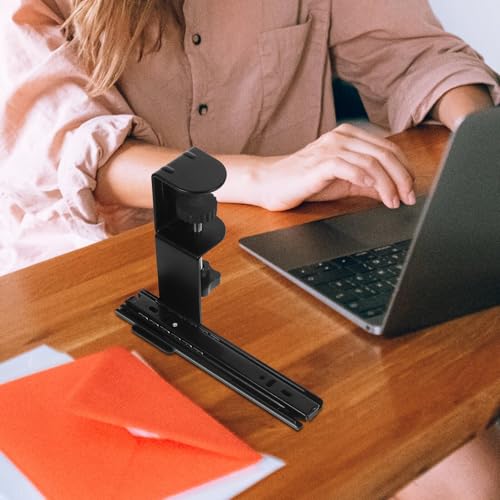 Support de clavier coulissant et rallonge de bureau ergonomique réglable sans perçage - 7