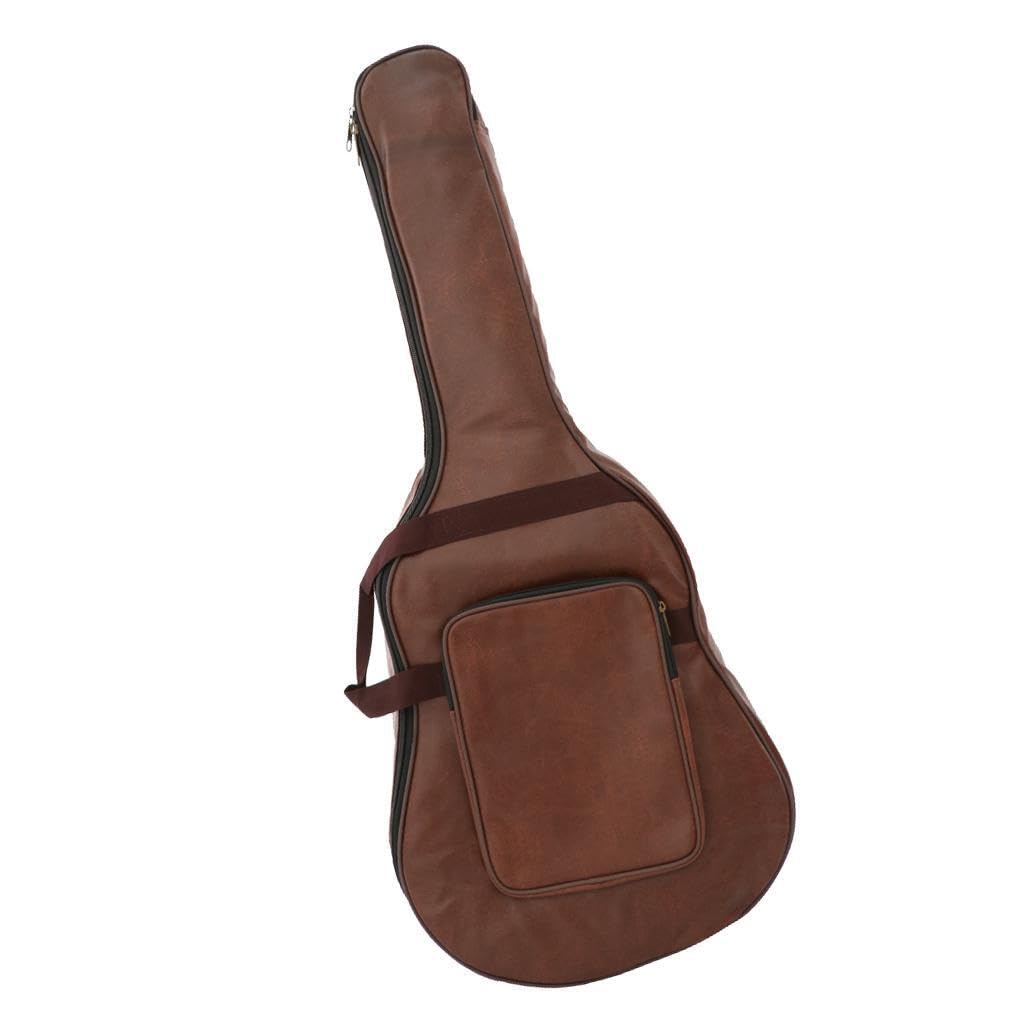 Zaino per chitarra impermeabile e imbottito, in similpelle, per chitarre classiche da 40 e 41 pollici. Borsa da concerto, accessori per chitarra da 40 e 41 pollici.