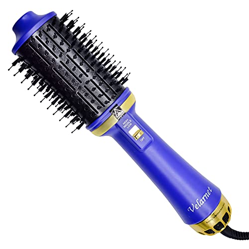 Hair Dryer Brush,Blow Dryer Brush with Anion,4 in 1 One-Step Hair Dryer and Volumizer Hot Air Brush for Hair Drying Styling Straightening Curling (Oval Head)