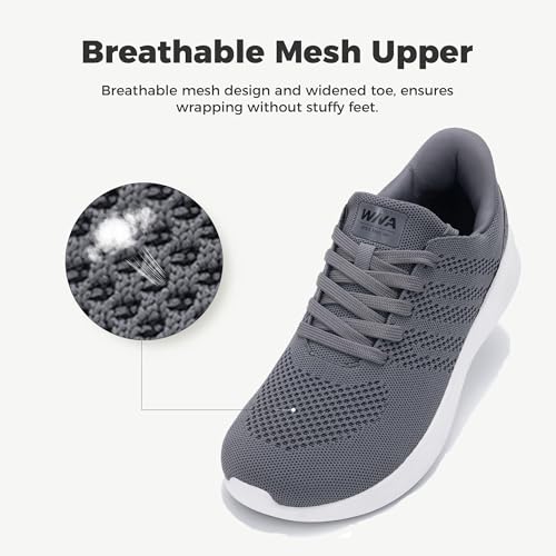 IIV Mens Wide Toe Box Walking Shoes | Zero Drop Sole | Arch Support Insole | Wide Minimalist Slip On Tennis Sneakers4