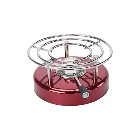 Kisag 2344 Long Fire Stoves, Color-Red, Stainless Steel Cover
