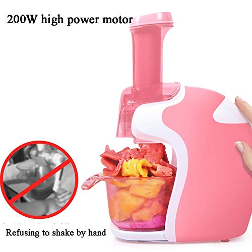 LLSS Automatische Haushalts-Eiscreme-Maschine, Softeis, Gefrorene Frucht-Sorbet-Maschine, DIY-Eismaschine für Kinder – Bild 3