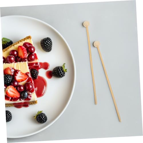 200 Bâtonnets Bois avec Perle pour Cake Pops et Desserts - 6