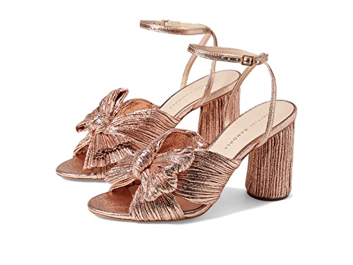 Image of Loeffler Randall Women's Camellia Pleated Bow Heel with Ankle Strap