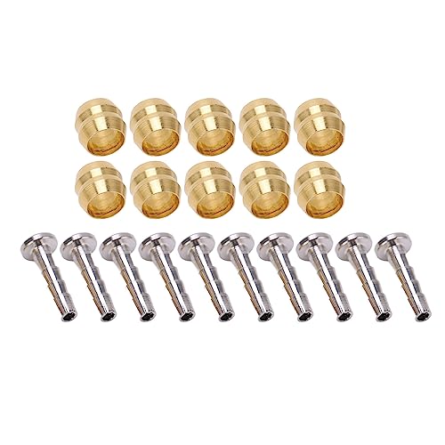 Yuecoom Oil Needle Olive Head, 10Pair Bikes Hydraulic Disc Brake Olive and Brass Connecting Insert Parts Kit for Bikes Accessories