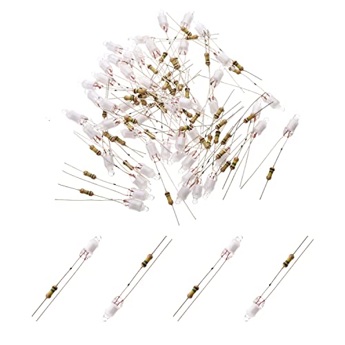 Image of Othmro 50Pcs AC 220V LED Bulbs F5 5x13mm Bright Green Light Neon Light Bulbs Durable Indicator Lamps W 150K Resistor Bright Neon Lamps for Coffee Pot Fans Rice Cookers Science Experiments