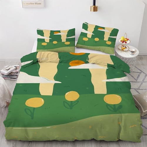 Housse de couette 200x200 en microfibre douce au tissage haut de gamme - 2