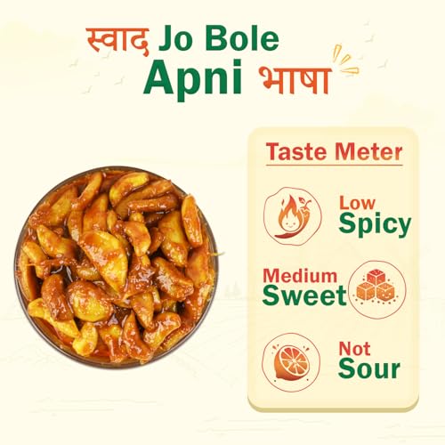 Image of THE LITTLE FARM CO Garlic Pickle - Lehsun ka Achar (400g) | Less Oil Mustard Base Homestyle Garlic Pickles with Jaggery | No Added Preservatives & Flavours | Traditional Recipe