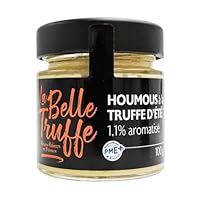 Liste des ingrédients : Pois chiches 39%, eau, jus de citron, huile de colza, huile d'olive vierge extra, pâte de SÉSAME, truffe d’été (Tuber aestivum Vitt.) 1,1%, ail, sel, poivre, arômes naturels Liste des allergènes : Sésame Texture onctueuse et f...