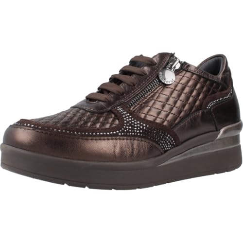 Baskets Stonefly femme marron metalizado confortables et élégantes