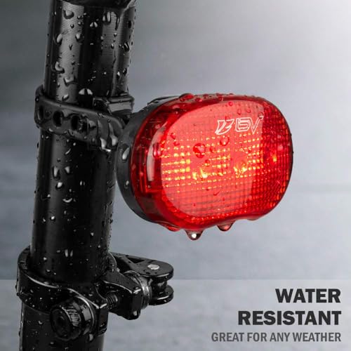 image for BV Bike Lights for Night Riding LED Bike Tail Light - Bicycle Light Ba