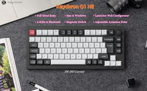Keychron Q1 HE Kabellose Mechanische Tastatur