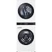 LG WKEX200HWA Compact 2 in 1 Laundry and Dryer Combo 27 Inch Washing machine 6 cycles, Laundry Center, Energy Star Certified, Washtower, Wrinkle Free, Wifi and Turbosteam technology with sensor for house and apartment in white