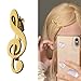 Men Music Note Tie Pin Clip Party Daily Life Piano Guitar Metal Necktie Clasp Tie Pinch Clip Buckle Fashion Jewelry Performan