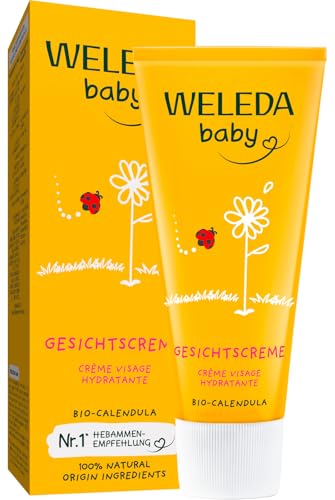 WELEDA Bio Baby Calendula Gesichtscreme - Naturkosmetik Feuchtigkeitscreme...