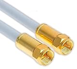 Koaxiales Satellitenkabel 6,8mm, Class A+ Profiqualität für HDTV 3D ULTRA HD UHD 4K HD+ Sky geeignet