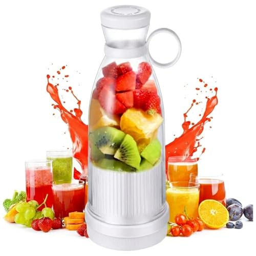 Deily-Max MAX-6045 Frullatore Portatile, 420 ml, Senza BPA, per Smoothie