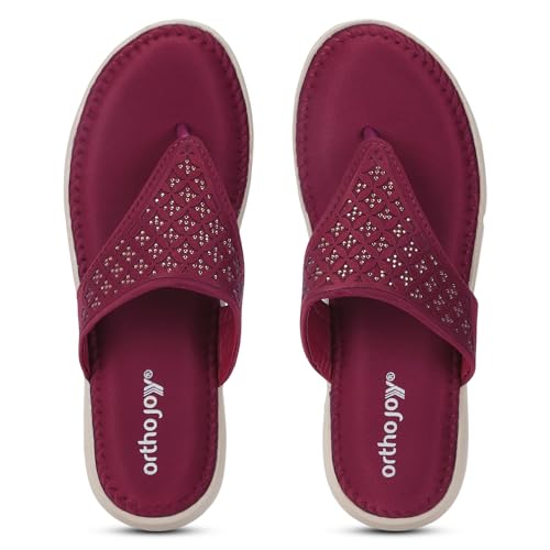 Image of ORTHO JOY doctor Fancy Slipper for women || Orthopedic Women's Fancy Sandal For Women