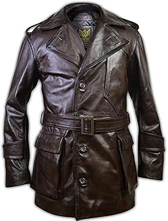 World War 1 Regulation U.S. Army Air Service Flying Pilot Leather Coat