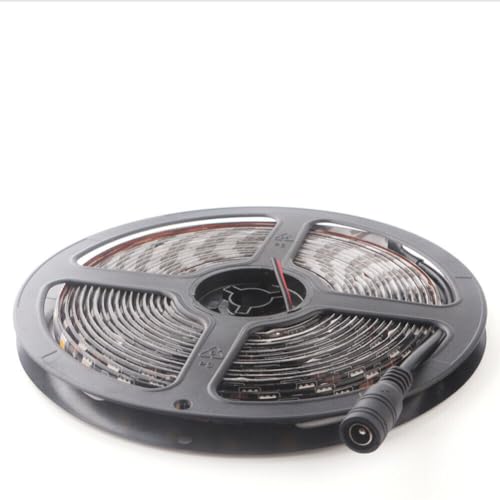 Tira LED flexible 5M 300SMD 5050 color ámbar impermeable miniatura 4