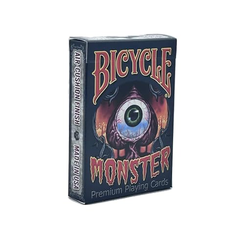 Bicycle Playing Cards Monster: Custom Artwork Poker Cards Deck, Mythical Creatures Theme, Classic Air-Cushion Finish, Collector's Item, Perfect for...
