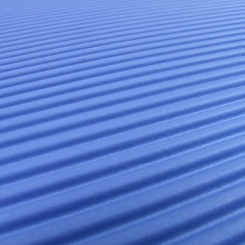 66fit Pro Exercise Mat - Blue/Black for Fitness, Workout, Pilates, Yoga