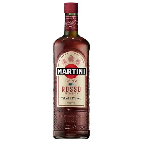 MARTINI Rosso Red Vermouth Aperitivo, 15% ABV, 75cl / 750ml, Sweet Vermouth Infused with Regional Herbs