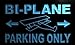 Produktbild ADVPRO m184-b Bi - Plane Parking Only Neon Light Sign Barlicht Neonlicht Lichtwerbung
