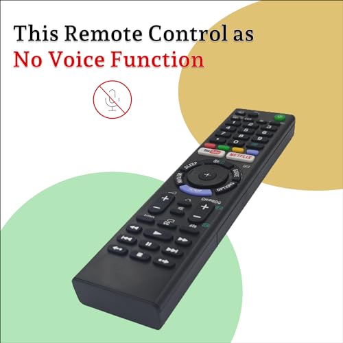 Image of ZIEVA Compatible with Sony Bravia Smart Tv Remote -Without Voice -Hot Keys Netfix and Y0Utube Use for LCD LED OLED QLED UHD 4K (RM - 1370)