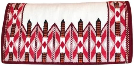 HUMAYL Saddlery New Zealand Show Horse Saddle Blanket Saddle Pad/Blanket for Horses Western Design Handmade Wool Saddle Blanket Top Wool Saddle Pad Regular Size : 34" L x 36" W x 1" inches, SHOW20