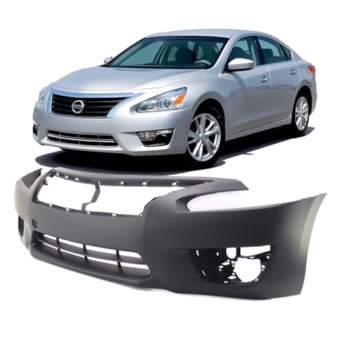 FitParts Compatible with Front Bumper Cover Fascia 2013 2014 2015 Nissan Altima SL S SV 13-15. New Primed With Fog Light Holes. NI1000285 620223TA0H