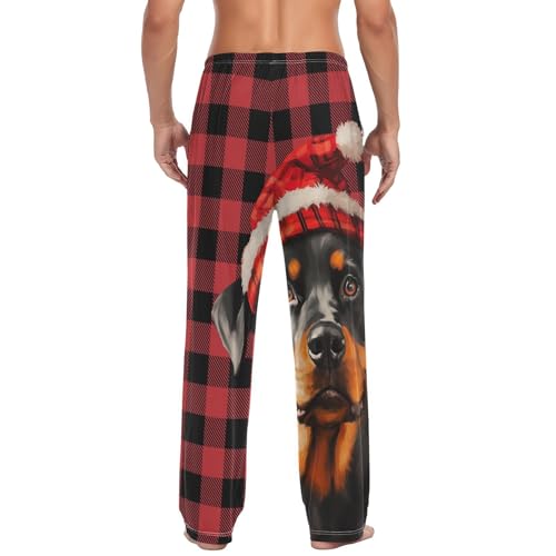 Men's Pajama Pants Soft Comfy Christmas Sleep Lounge Pants Pjs Bottoms with Pockets2