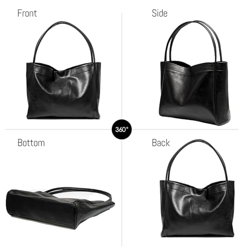 Image of Large Tote Bag for Women Purses for Women Shoulder Bag Durable Vegan Leather Handbag Purse for Women Everyday Work