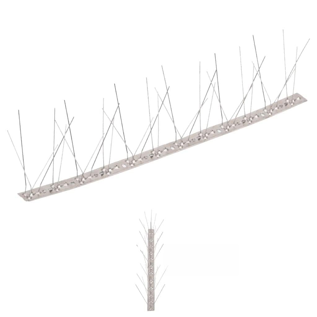 INLIFE 40-TLG. Taubenabwehr Spikes-Set Edelstahl 20 m 5-reihig,3.7kg,149134