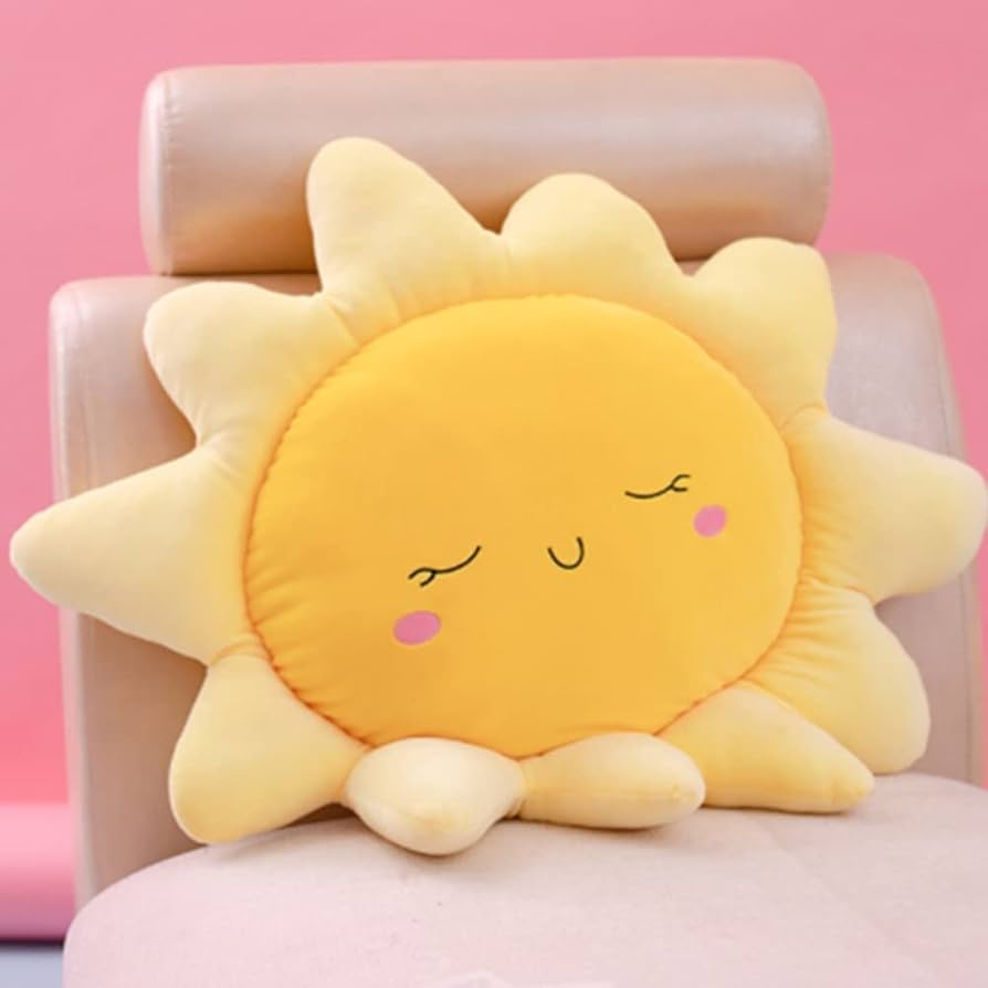 太陽花シート枕ぬいぐるみのぬいぐるみオフィスクッションかわいいプレゼント。 Amazon｜太陽の花の枕 ぬいぐるみソファクッション枕 かわいい