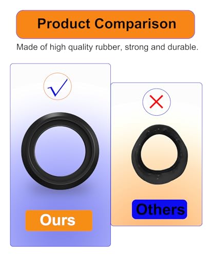 Image of RV Toilet Seal Kit Replacement for Thetford Toilet Parts - 34120 Leak Proof Waste Ball Seal and 12524 Floor Seal Kit, Fit for Aqua Magic Style Plus, Style II, Style Lite & Residence Toilets