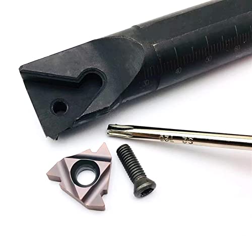 Portaherramientas de acero para torneado con 10 insertos MMT22IR AG60 miniatura 7