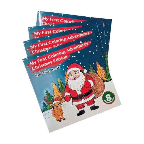 Image of Azafran - My First Coloring Adventures - Coloring Book - Christmas Edition