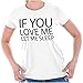 Womens Cool Graphic T Shirt If You Love Me Let Me Sleep Funny Sayings Novelty