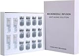 1+3 de Microinfusión Facial, Kit de Agujas para Tensar la Piel, Kit de Microagujas con Suero para el Cuidado de la Piel con Imperfecciones para Todo Tipo de Piel,4+12