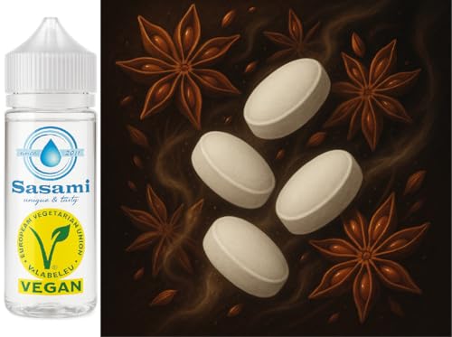Aroma concentrado de anís de 100ml Sasami, la esencia vegana para tus momentos de relax