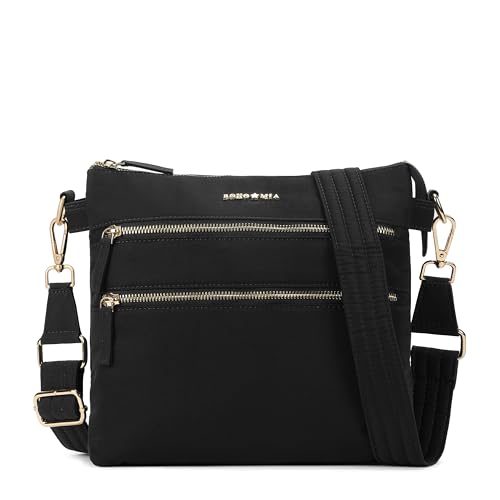 Image of Tripper Lightweight Crossbody Sling Bag for Women | 9 Organized Pockets | Water-Resistant Nylon Travel Bag | Fits Kindle, Passport, Small Water Bottle & Daily Essentials | Everyday & Travel