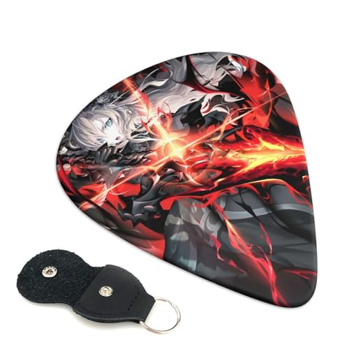 ギター ピック Fgo クリームヒルト Fate 6枚セット ギター ミディアム ピック エレキ ベース アコギ 弦楽器 厚み0.96mm 初心者 練習用