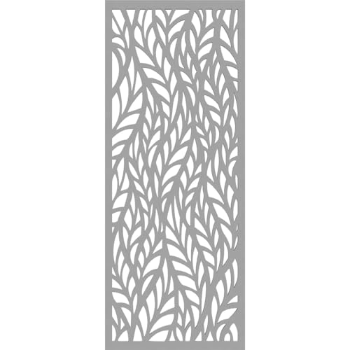 Image of 9 3 /8 inchW x 24 3 /8 inchH x 3 /8 inchT Ortonville Decorative Fretwork Wall Panels in Architectural Grade PVC