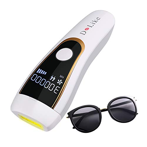 PERMANENT Laser Hair Removal For Women& Men 999,999 Flashes at-Home Hair Remover Treatment for WHOLE Body, Lip, Bikini, Legs Painless IPL Facial Hair Removal Device