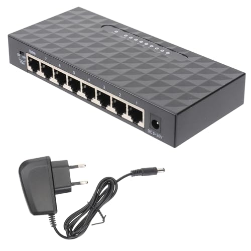 Hub Ethernet Rj45 8 Ports Homoyoyo pour Centraliser le Réseau de Votre Bureau